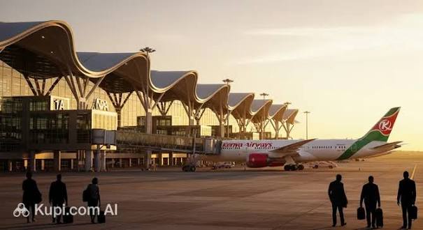 Business flights and airport travel